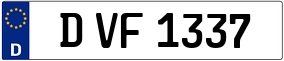 Truck License Plate